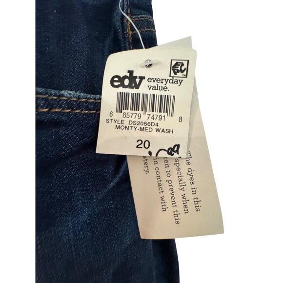 Style & Co Womens Mid Rise Skinny Jeans Size 20 Medium Wash Stretchy - Picture 2 of 5